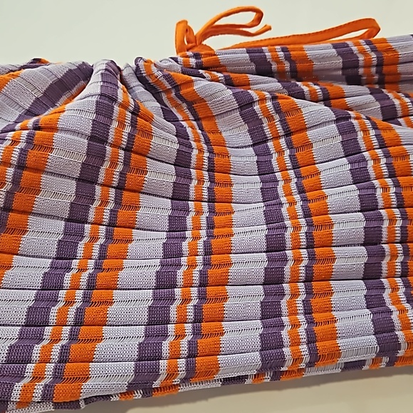Zara Purple and Orange Knit Dress - Picture 7 of 16